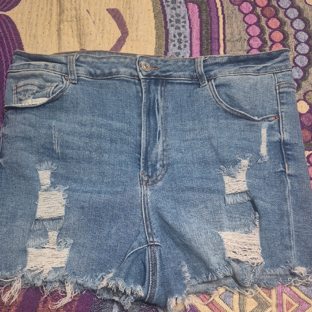 Light Blue Jean Shorts